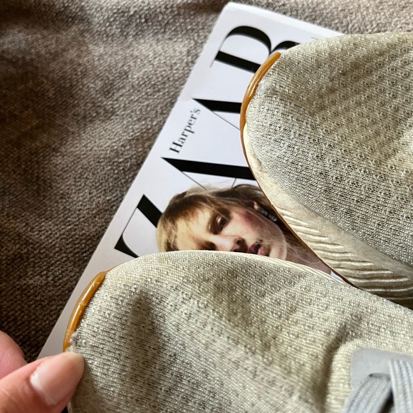 Nike REACT Gray & Lime Green FlyKnit Sneakers - Men’s Size 10 - Picture 10 of 14